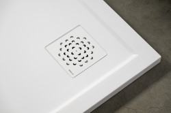 GELCO - Čtvercová krytka sifonu bílá, KSM104W (KSM104W)