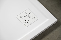 GELCO - Čtvercová krytka sifonu bílá, KSM107W (KSM107W)