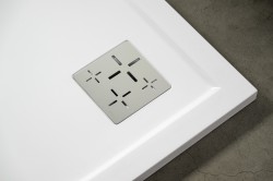 GELCO - Čtvercová krytka sifonu chrom, KSM107CH (KSM107CH)