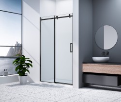 GELCO - DRAGON BLACK Sprchové dveře do niky 1300 čiré sklo, GD4613B (GD4613B)