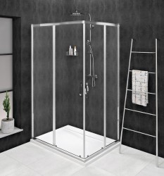 GELCO - SIGMA SIMPLY CHROM Obdélníkový sprchový kout 1200x1000 čiré sklo, GS2112-GS2110 (GS2112-GS2110)