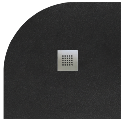 GELCO - Sprchová vanička MITIA PMCR90 900x900 černá profilovaná (PMCR90)