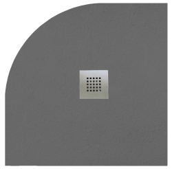 GELCO - Sprchová vanička MITIA PMSR90 900x900 šedá profilovaná (PMSR90)