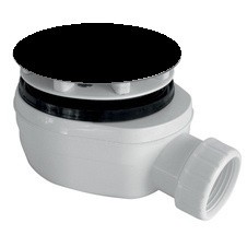 GELCO - Vaničkový sifon 90 EXTRA NÍZKÝ ČERNÝ - PB90EXNBL (PB90EXNBL)