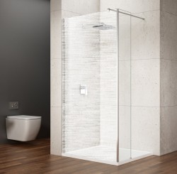 GELCO - VARIO přídavný panel 350  čiré sklo GX3510 - chrom (GX3510)