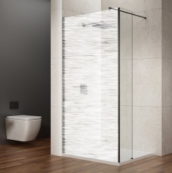 GELCO - VARIO přídavný panel 350  čiré sklo GX3514 - černá mat (GX3514)