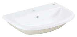 GROHE - Bau Ceramic Umyvadlo nábytkové 56x40 cm, s přepadem, otvor pro baterii, alpská bílá (39422000)