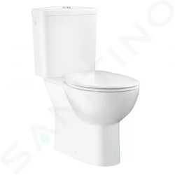 GROHE - Bau Ceramic WC kombi set s nádržkou a sedátkem softclose, rimless, alpská bílá (39346000)