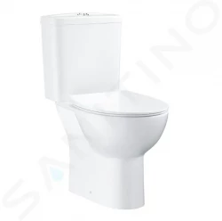 GROHE - Bau Ceramic WC kombi set s nádržkou a sedátkem Softclose, Rimless, DualFlush, alpská bílá (39942000)