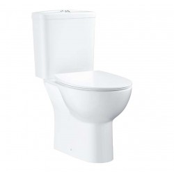 GROHE - Bau Ceramic WC kombi set s nádržkou a sedátkem Softclose, Rimless, DualFlush, alpská bílá (39942000)