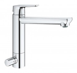 GROHE - BauEdge Dřezová baterie s uzavíracím ventilem, chrom (31696000)