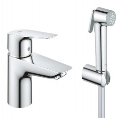 GROHE - BauEdge Umyvadlová baterie s bidetovou sprškou, chrom (23757001)