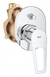 GROHE - BauLoop Baterie pod omítku, pro 2 spotřebiče, s tělesem, chrom (29041001)