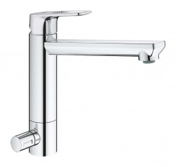GROHE - BauLoop Dřezová baterie s uzavíracím ventilem, chrom (31713000)