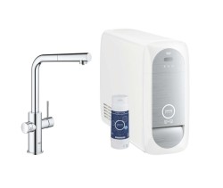 GROHE - Blue Home Dřezová baterie Connected s výsuvnou koncovkou, s chladícím zařízením a filtrací, chrom (31927001)