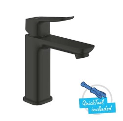 GROHE - Dice Umyvadlová baterie s výpustí Push-Open, studený start, matná černá (1018362430)