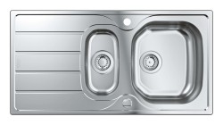 GROHE - Dřez K200, 97x50 cm, kartáčovaná nerez (31564SD1)