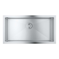 GROHE - Dřez K700 s odtokem, 86x46 cm, kartáčovaná nerez (31580SD1)