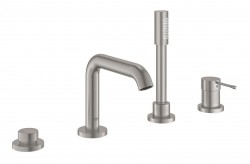 GROHE - Essence Baterie na okraj vany, 4-otvorová instalace, supersteel (19578DC1)