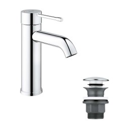 GROHE - Essence New Umyvadlová baterie s výpustí Push-Open, chrom (23797001)