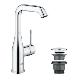 GROHE - Essence New Umyvadlová baterie s výpustí Push-Open, chrom (23799001)