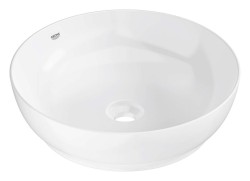 GROHE - Essence Umyvadlo na desku, průměr 45 cm, bez přepadu, bez otvoru pro baterii, alpská bílá (103560SH00)
