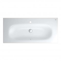 GROHE - Essence Umyvadlo s přepadem 100x46 cm, PureGuard, alpská bílá (3956600H)