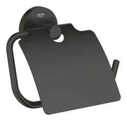 GROHE - Essentials Držák toaletního papíru s krytem, matná černá (1024652430)