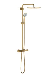 GROHE - Euphoria Sprchový set 310 s termostatem, 3 proudy, kartáčovaný Cool Sunrise (26075GN0)