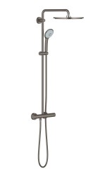 GROHE - Euphoria Sprchový set 310 s termostatem, 3 proudy, kartáčovaný tmavý grafit (26075AL0)