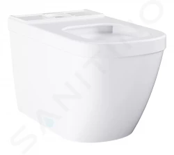 GROHE - Euro Ceramic WC kombi mísa, rimless, Triple Vortex, alpská bílá (39338000)