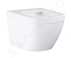GROHE - Euro Ceramic Závěsné WC, rimless, PureGuard, Triple Vortex, alpská bílá (3920600H)
