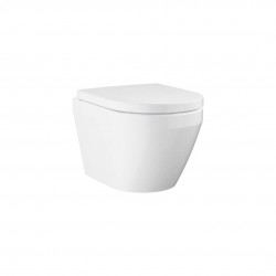 GROHE - Euro Ceramic Závěsné WC se sedátkem Softclose, Rimless, Triple Vortex, alpská bílá (102509SH00)