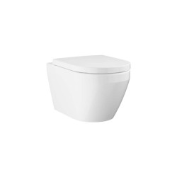 GROHE - Euro Ceramic Závěsné WC se sedátkem Softclose, Rimless, Triple Vortex, alpská bílá (102510SH00)