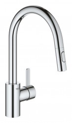 GROHE - Eurosmart Cosmopolitan Dřezová baterie s výsuvnou sprškou, chrom (31481001)