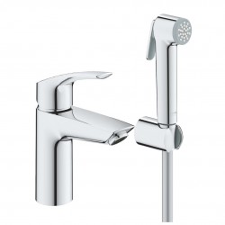 GROHE - Eurosmart Umyvadlová baterie s bidetovou sprškou, chrom (23124003)