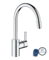 GROHE - Feel Dřezová baterie s výsuvnou koncovkou, chrom (32671002)