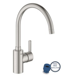 GROHE - Feel Dřezová baterie, supersteel (32670DC2)