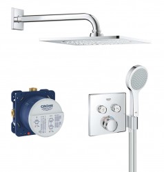 GROHE - Grohtherm SmartControl Sprchový set Perfect s podomítkovým termostatem, 2 proudy, chrom (34742000)