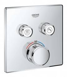 GROHE - Grohtherm SmartControl Termostatická baterie pod omítku se 2 ventily, chrom (29124000)