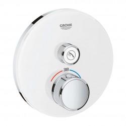 GROHE - Grohtherm SmartControl Termostatická sprchová baterie pod omítku s 1 ventilem, měsíční bílá (29150LS0)