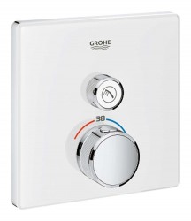 GROHE - Grohtherm SmartControl Termostatická sprchová baterie pod omítku s 1 ventilem, měsíční bílá (29153LS0)