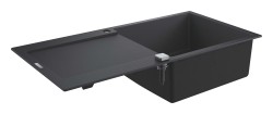 GROHE - Kompozitní dřez K500 s automatickým odtokem, 100x50 cm, granitová černá (31645AP0)