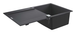 GROHE - Kompozitní dřez K500 s automatickým odtokem, 86x50 cm, granitová černá (31644AP0)