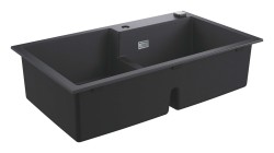 GROHE - Kompozitní dřez K500 s automatickým odtokem, 86x50 cm, granitová černá (31649AP0)