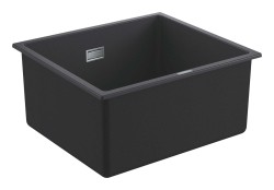 GROHE - Kompozitní dřez K700 s odtokem, 46x41 cm, granitová černá (31653AP0)