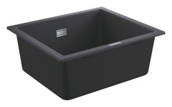 GROHE - Kompozitní dřez K700 s odtokem, 53x46 cm, granitová černá (31654AP0)