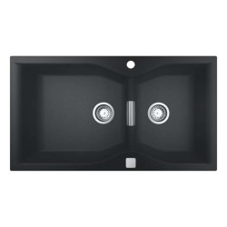 GROHE - Kompozitní dřez K700 s odtokem, 90x50 cm, granitová černá (31658AP0)