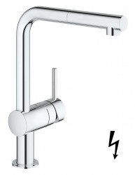 GROHE - Minta Dřezová baterie s výsuvnou koncovkou, chrom (31397000)