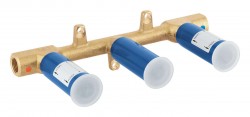 GROHE - Montážní tělesa Těleso pro tříotvorovou baterii pod omítku (29025002)